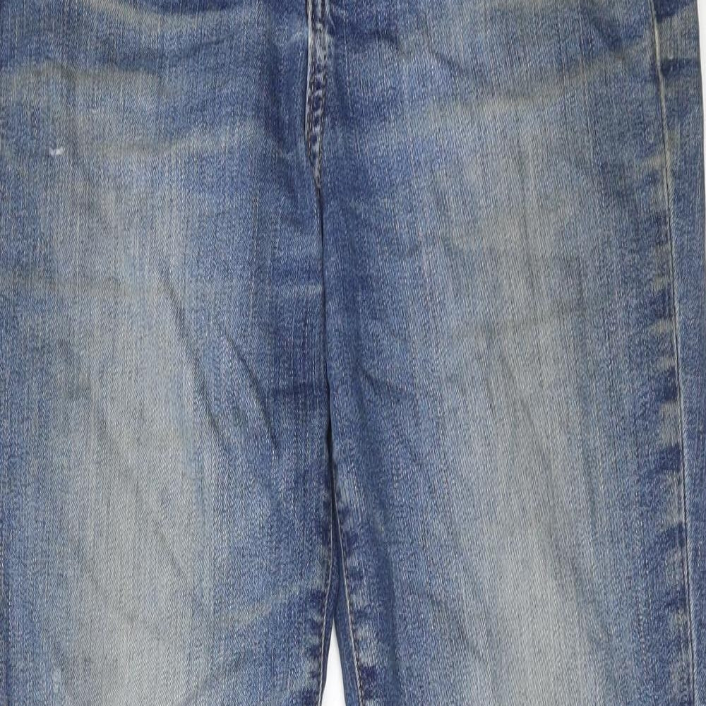 Gap Womens Blue Cotton Skinny Jeans Size 27 in Regular Zip