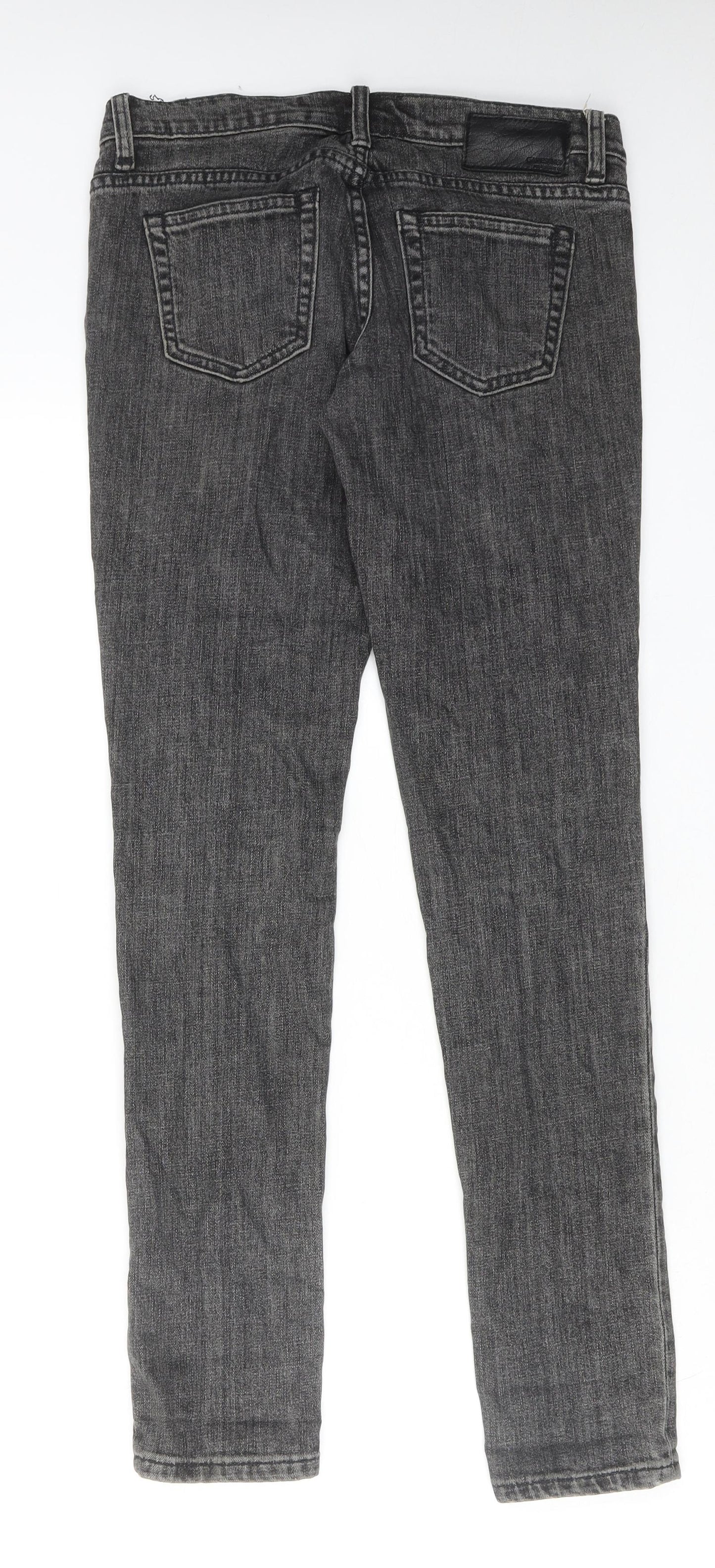 Gap Womens Grey Cotton Skinny Jeans Size 25 in L32 in Regular Zip