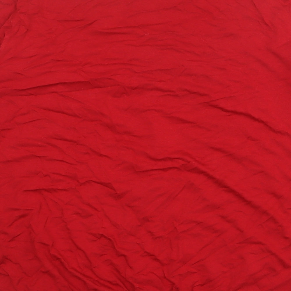 Betty Barclay Womens Red Viscose Basic Blouse Size 14 Round Neck