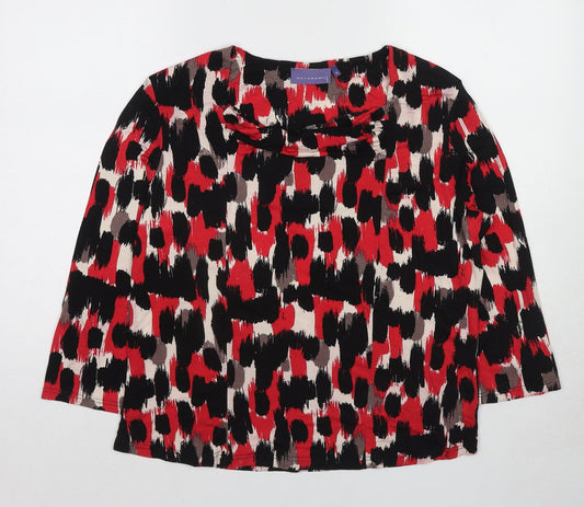 Womens UK Size 18 Autonomy Multicoloured Viscose Blouse