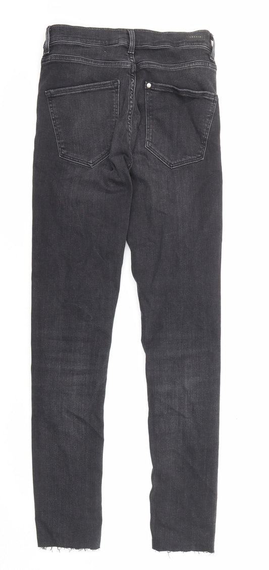 H&M Womens Black Cotton Skinny Jeans Size 27 in L32 in Regular Zip