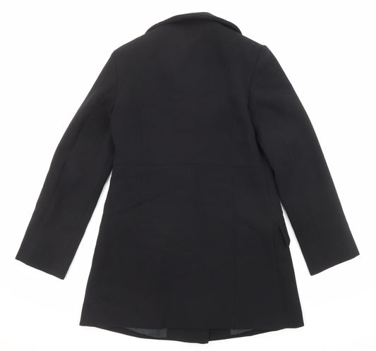 Marks and Spencer Womens Black Jacket Blazer Size 8 Button