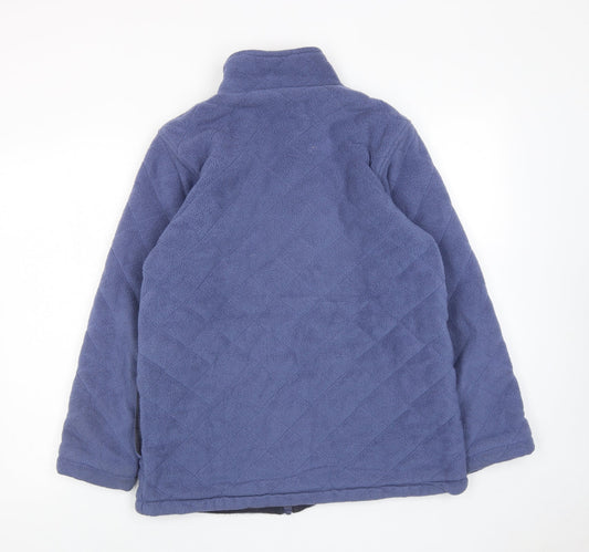 Hawkshead Mens Blue Quilted Jacket Size S Zip