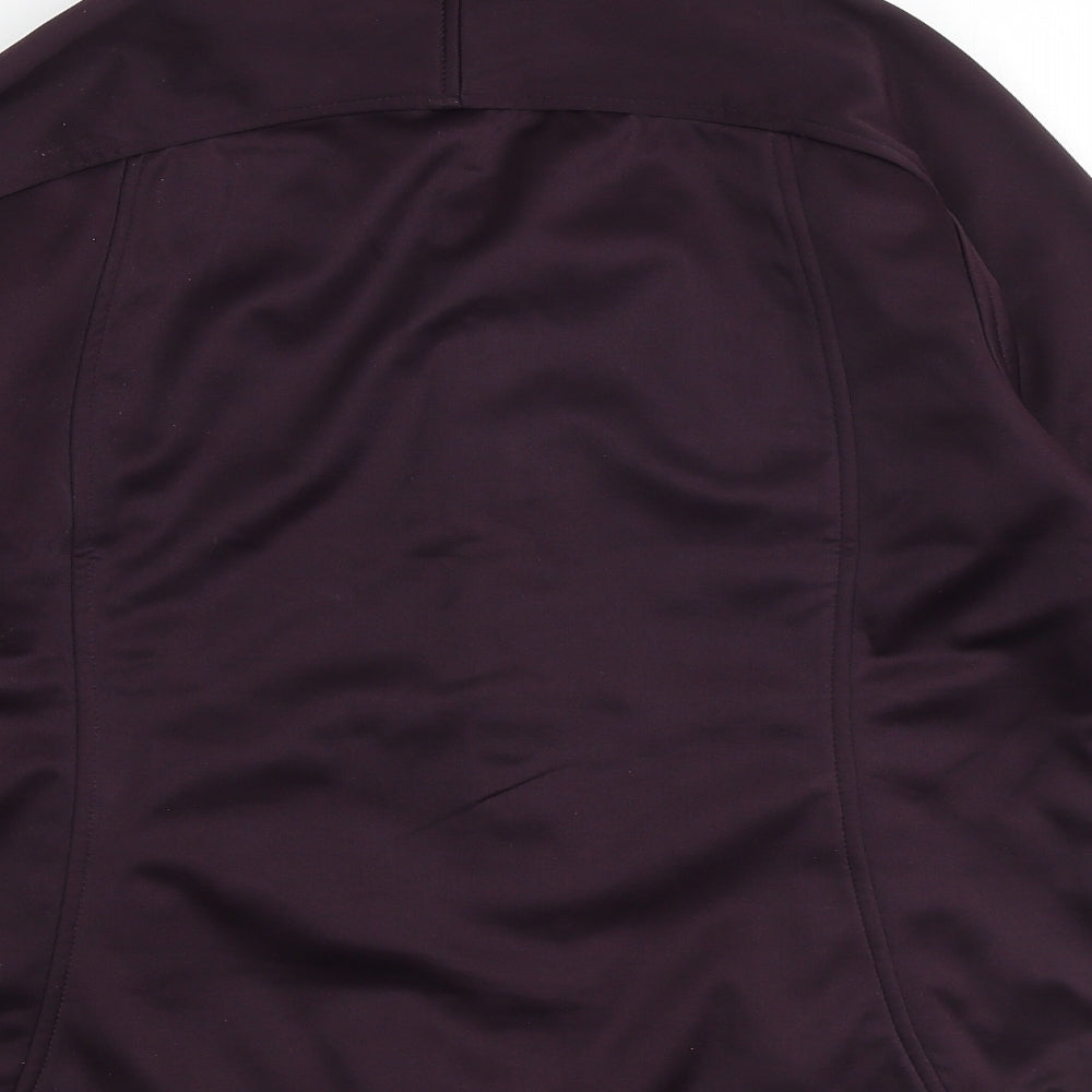 Mountain Life Womens Purple Windbreaker Jacket Size 14 Zip