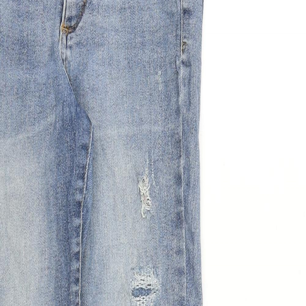 Gap Womens Blue Cotton Skinny Jeans Size 25 in L28 in Regular Zip