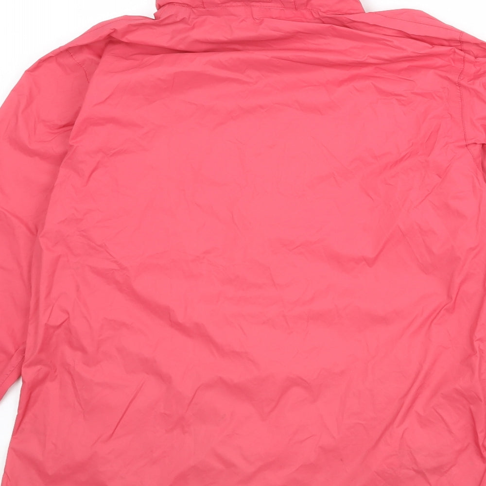 Hi Gear Womens Pink Windbreaker Jacket Size 12 Zip