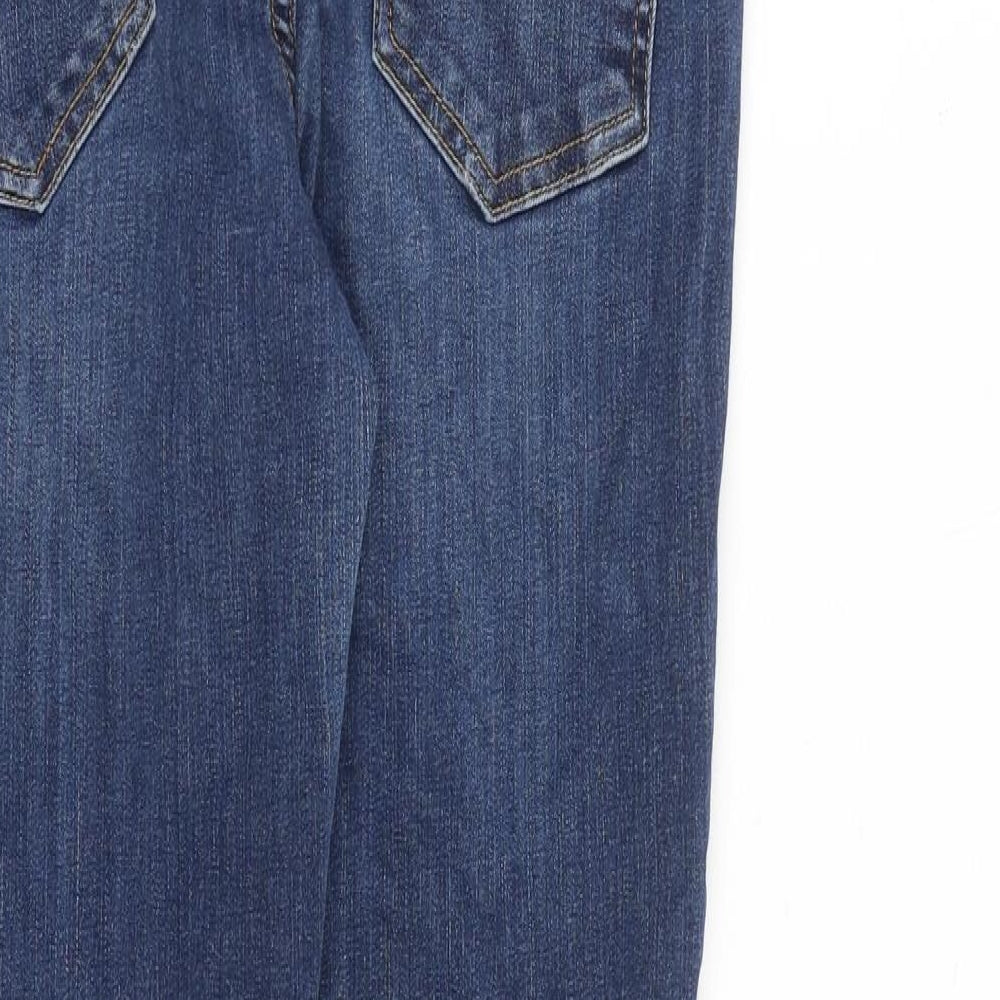 And/Or Womens Blue Cotton Skinny Jeans Size 31 in L30 in Slim Zip