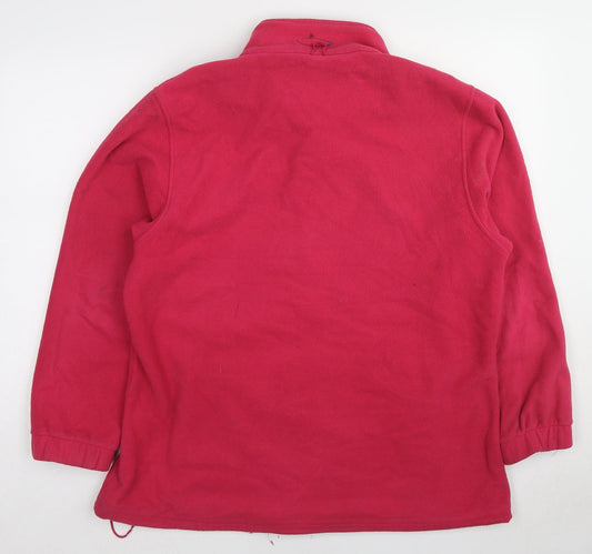 Mountain Life Womens Pink Jacket Size 18 Zip