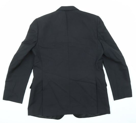 Dunn & Co Mens Black Polyester Tuxedo Suit Size 42 Regular