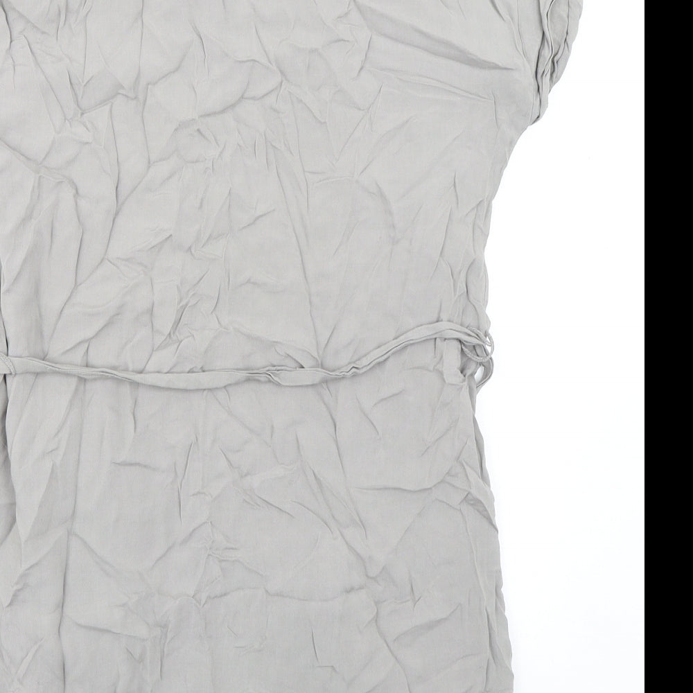 Gap Womens Grey Polyester A-Line Size S Cowl Neck Pullover