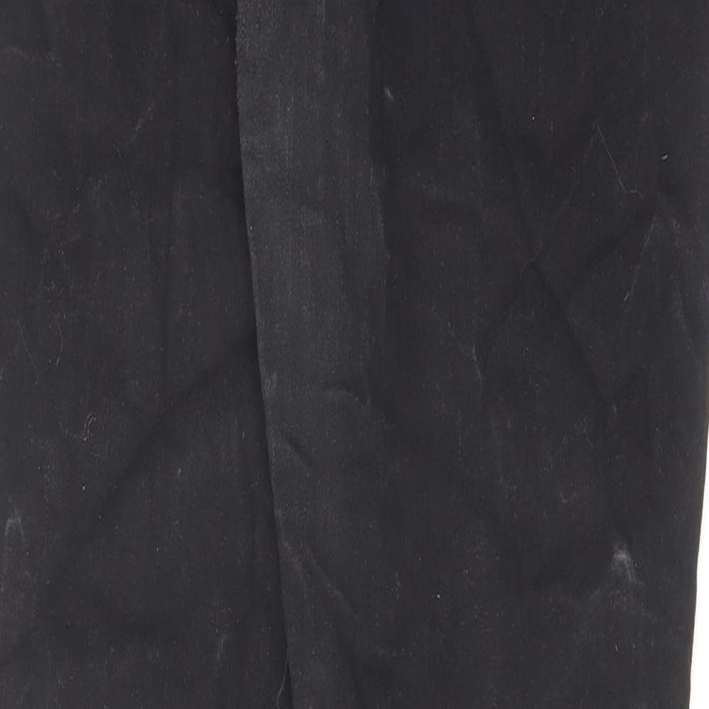 American Eagle Outfitters Womens Black Cotton Skinny Jeans Size 14 L29 in Regular Zip