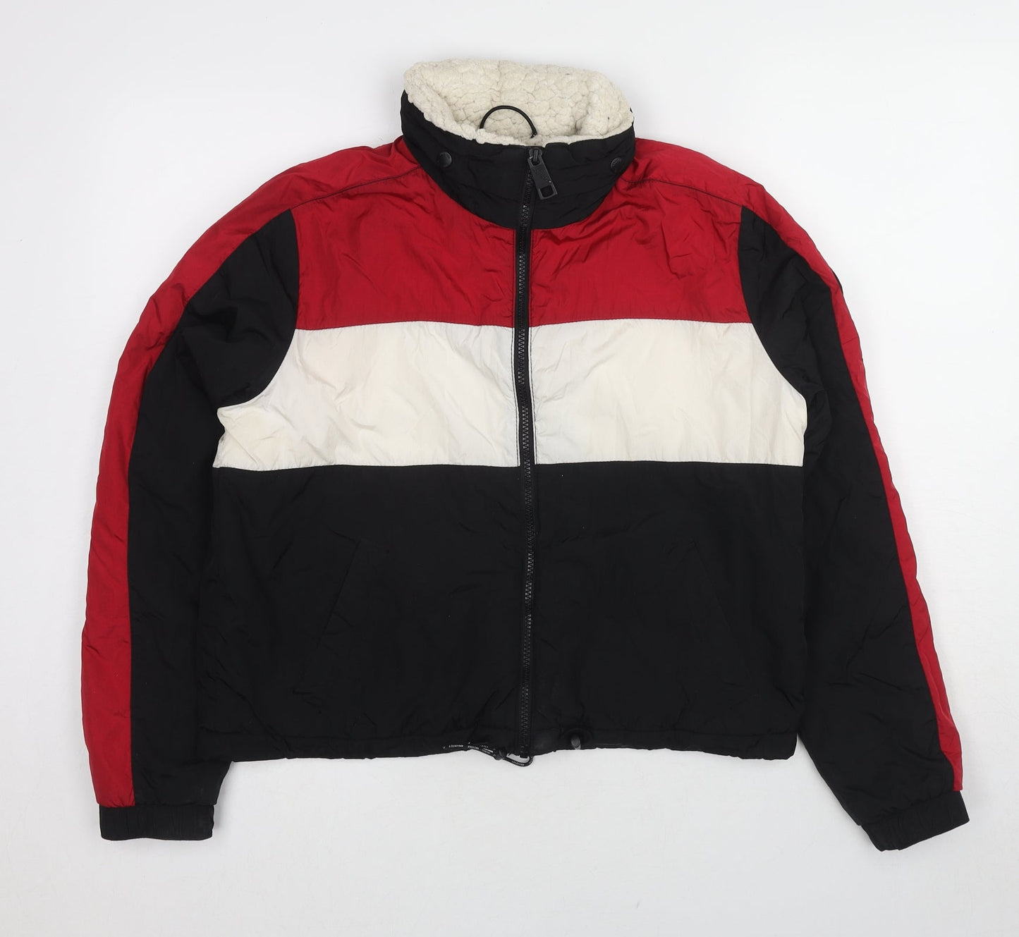 Hollister Womens Multicoloured Jacket Size S Zip - Colourblock