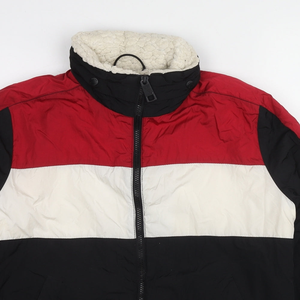 Hollister Womens Multicoloured Jacket Size S Zip - Colourblock