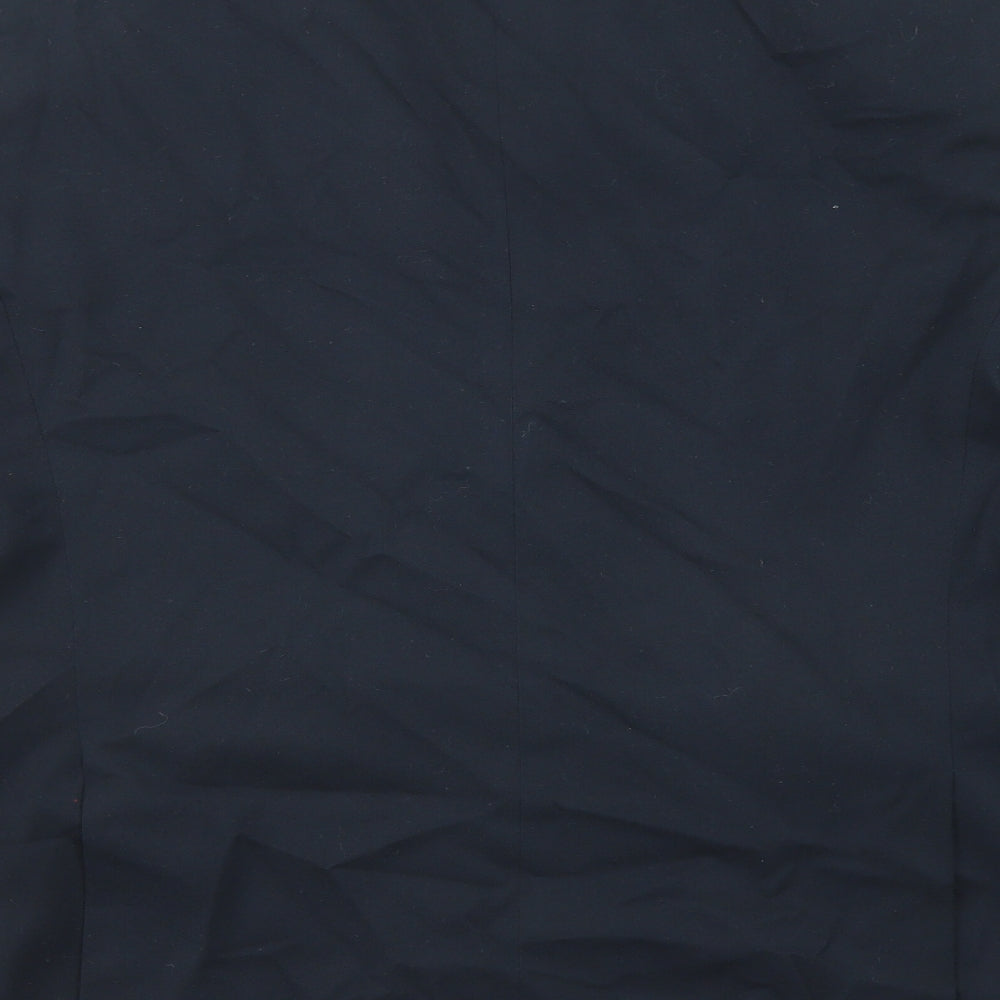 Marks and Spencer Mens Blue Polyester Jacket Suit Jacket Size 42 Regular