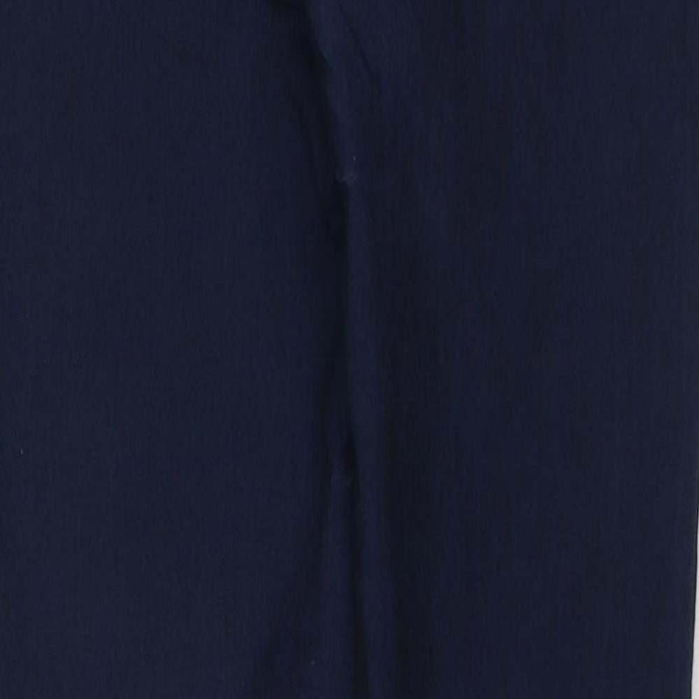 Brand and care label for Denim & Co. women’s blue cotton jegging jeans, size UK 10, 31-inch leg regular