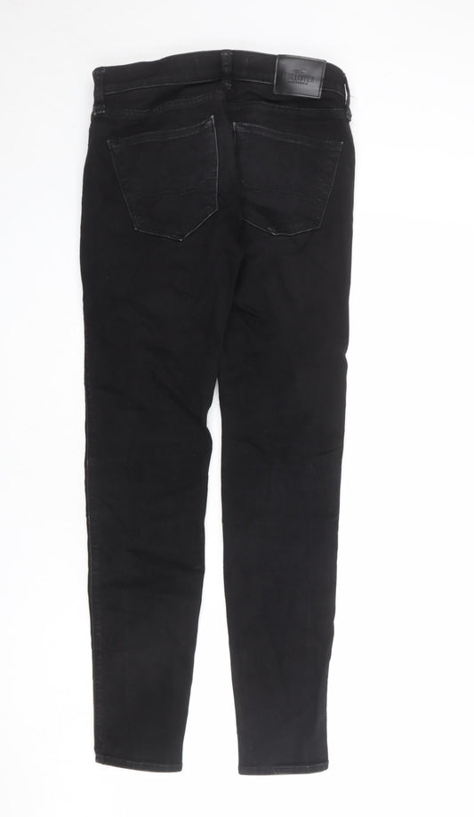 Hollister Mens Black Cotton Skinny Jeans Size 29 in L32 in Regular Zip