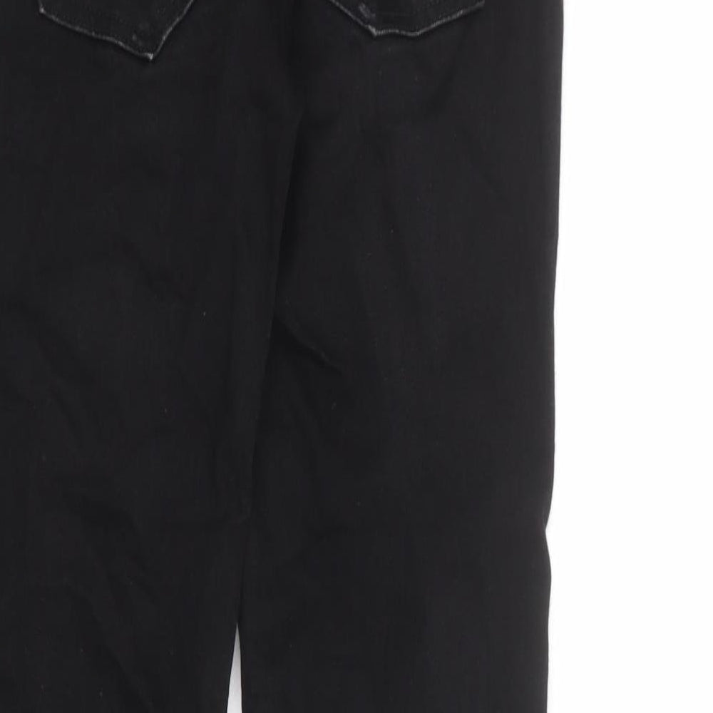 Hollister Mens Black Cotton Skinny Jeans Size 29 in L32 in Regular Zip