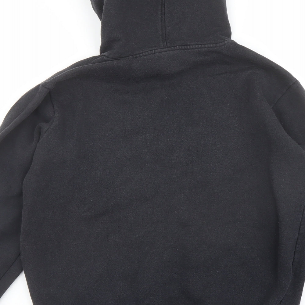 ellesse Womens Black Cotton Pullover Hoodie Size S Pullover - Ellesse Logo Drawstring Pocket
