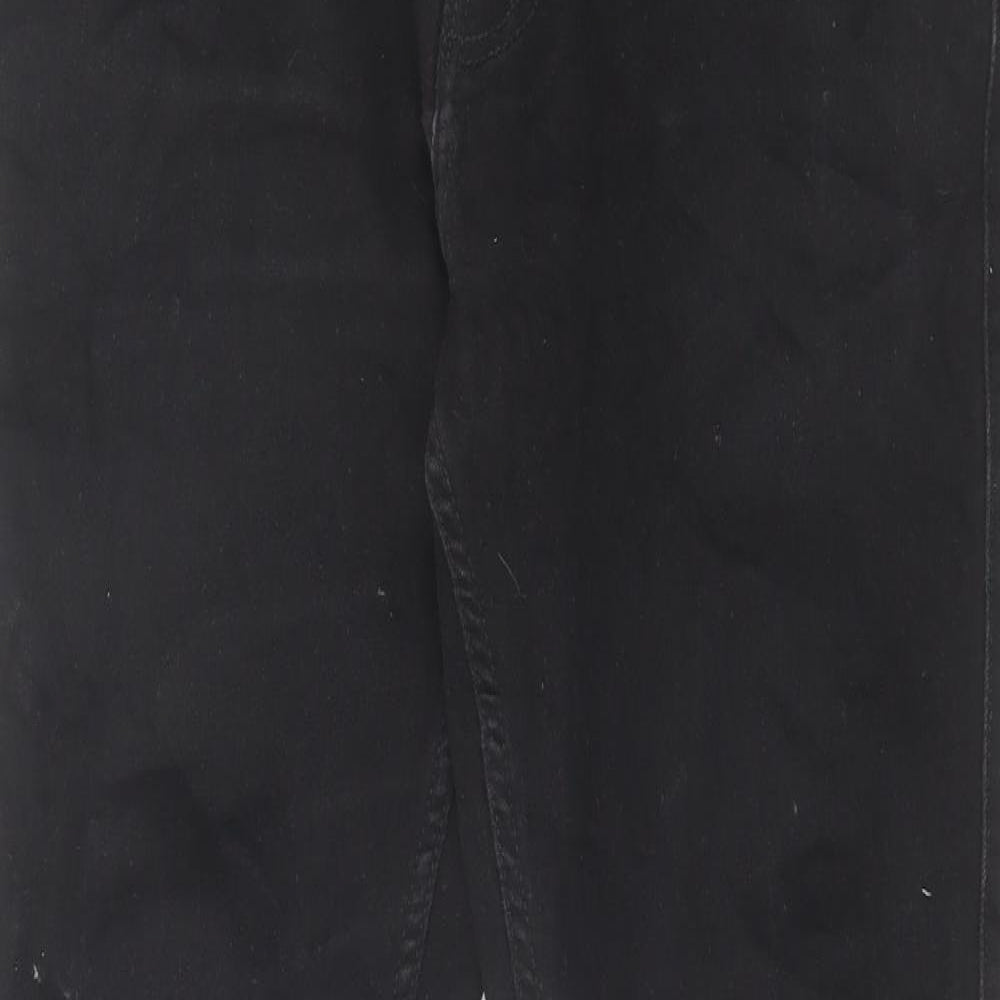 Hollister Mens Black Cotton Skinny Jeans Size 33 in L32 in Regular Zip