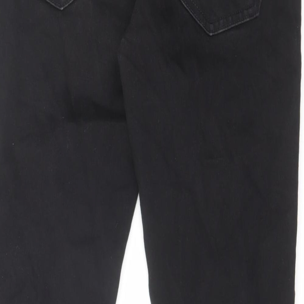 Hollister Mens Black Cotton Skinny Jeans Size 33 in L32 in Regular Zip