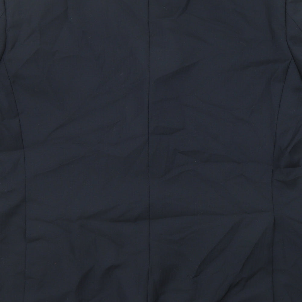 Racing Green Mens Blue Wool Jacket Suit Jacket Size 42 Regular