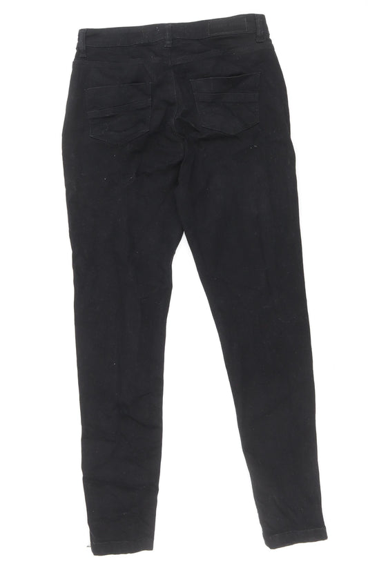 PAPER+DTICH Womens Black Cotton Skinny Jeans Size 30 L26 in Regular Zip