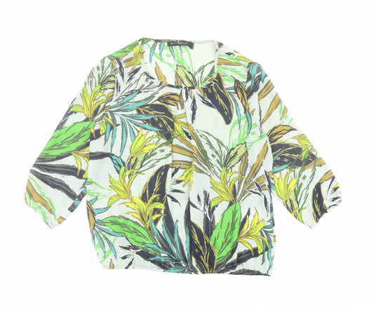 Womens UK Size 10 Betty Barclay Green Polyester Blouse