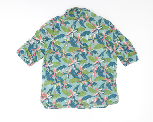 Womens UK Size 8 Nice Thing Paloma S. Multicoloured Cotton Button-Up