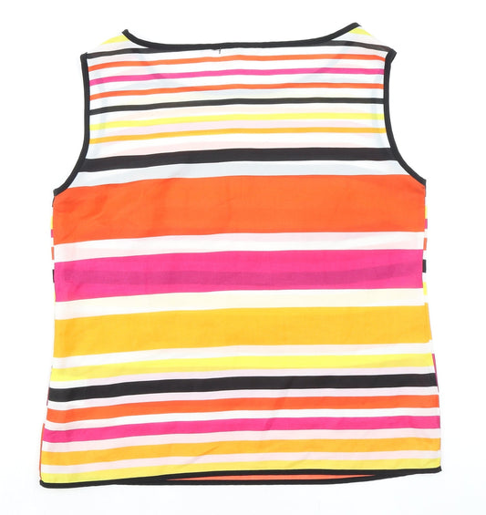 Womens UK Size 10 Lakeland Multicoloured Polyester Tank