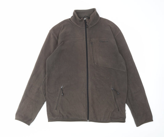 Decathlon Mens Brown Jacket Size L Zip