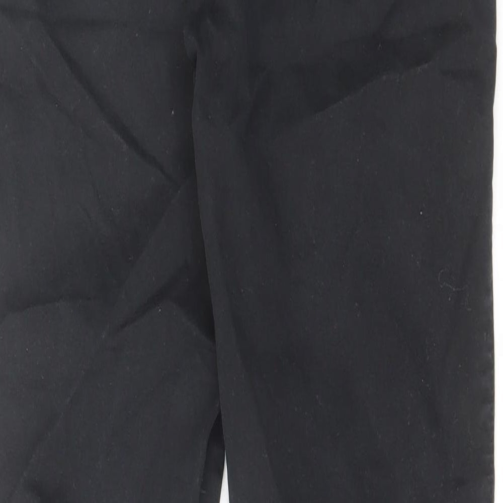 Mossimo Womens Black Cotton Skinny Jeans Size 10 L29 in Regular Zip