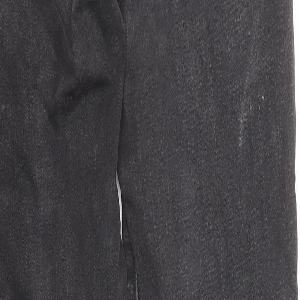 Gap Womens Black Cotton Skinny Jeans Size 25 in L27 in Regular Zip - Raw Hems