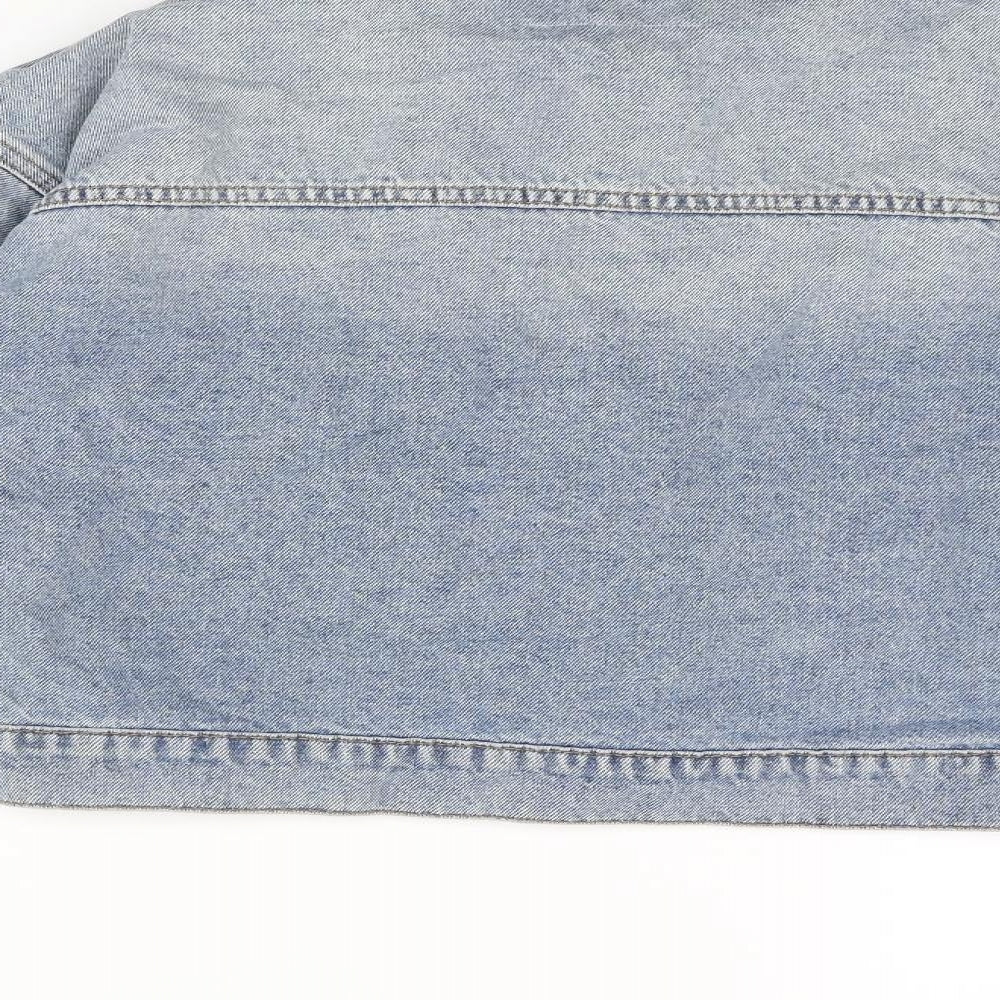 Jack Wills Womens Blue Jacket Size 6 Button