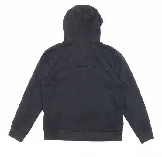 LA Gear Womens Black Polyester Full Zip Hoodie Size 10 Zip