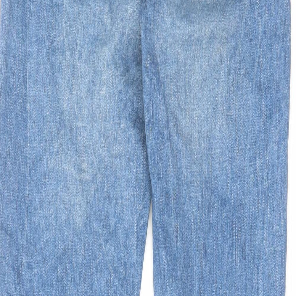 H&M Womens Blue Cotton Skinny Jeans Size 28 in L30 in Regular Zip