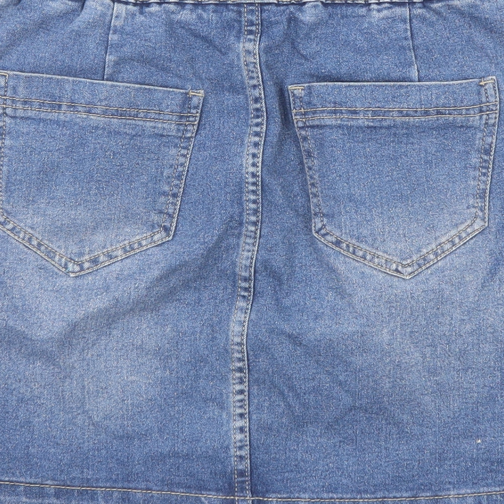 Voir Jeans Womens Blue Cotton Mini Skirt Size S