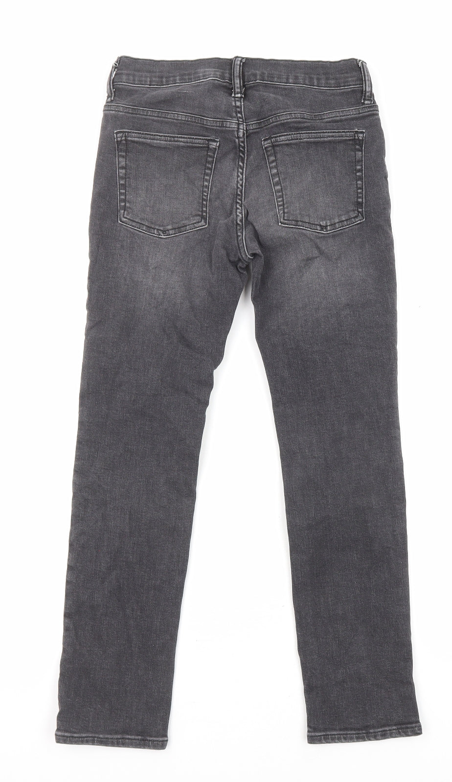 Gap Womens Grey Cotton Skinny Jeans Size 10 L24 in Regular Zip