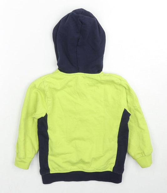 Mini Rap Boys Multicoloured Cotton Full Zip Hoodie Size 2-3 Years Zip
