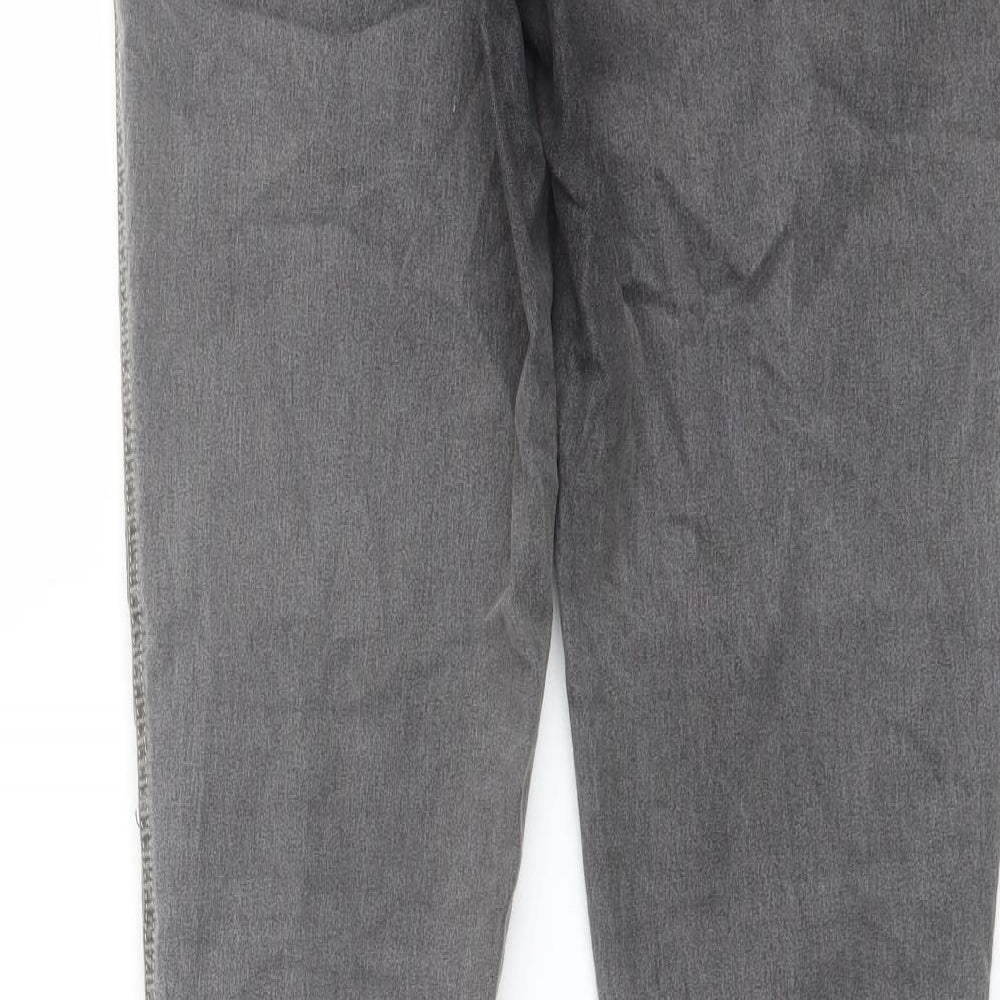 Brand and care label for Red Herring women’s grey cotton jegging jeans, size UK 14, 29-inch leg regular