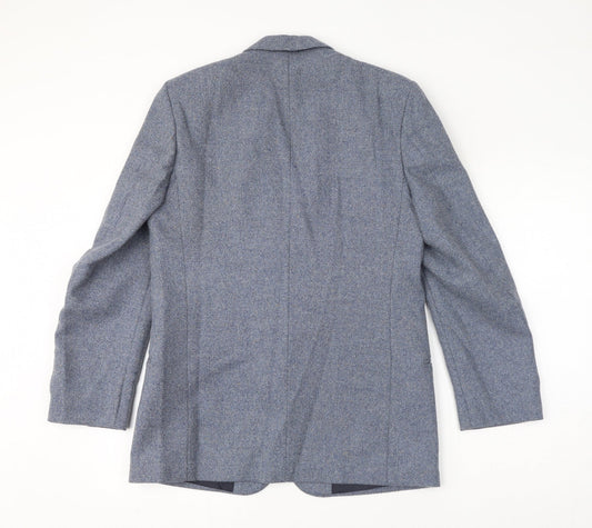 Hepworths Mens Blue Jacket Blazer One Size Button
