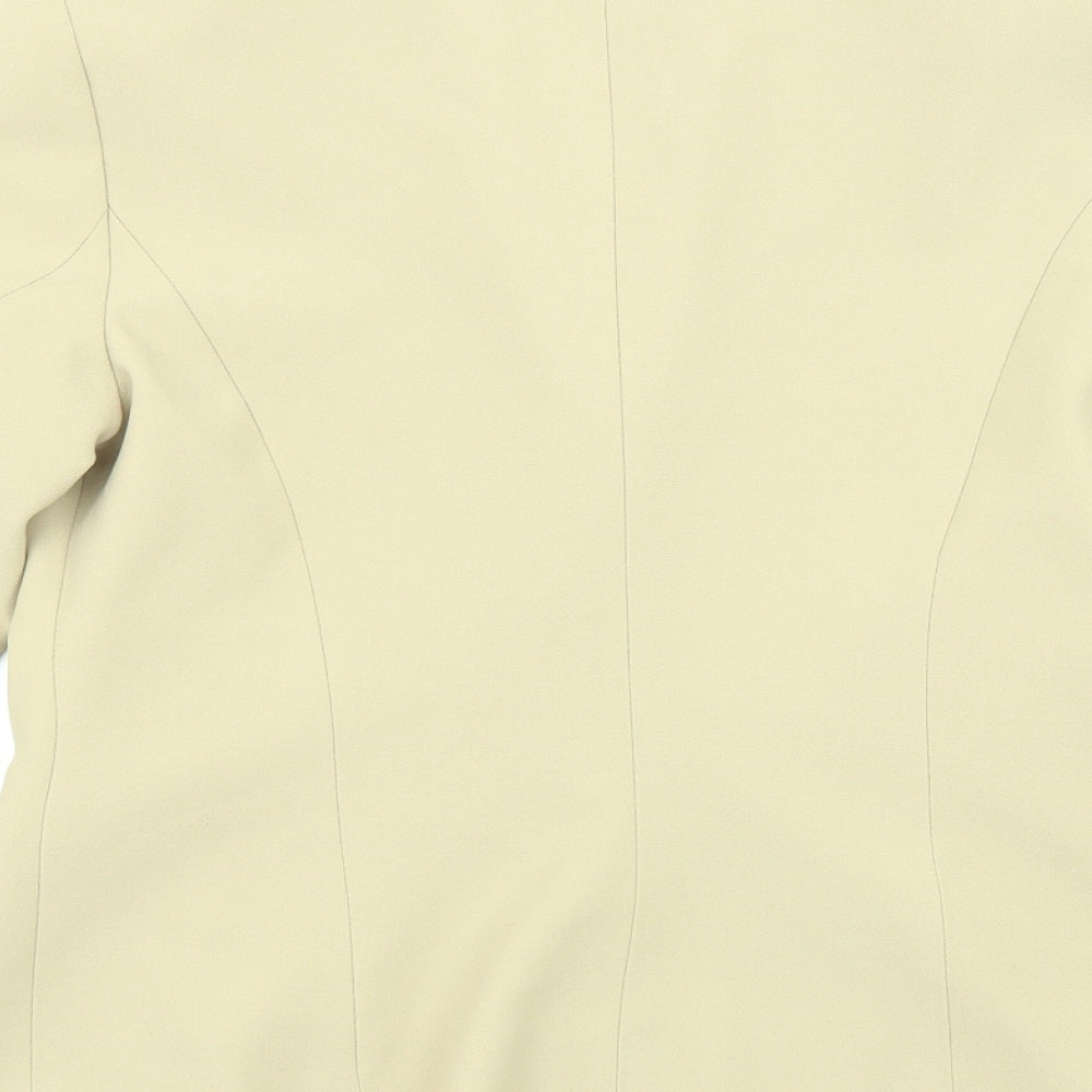 Brasil Em Gotas Womens Beige Jacket Blazer Size M Button