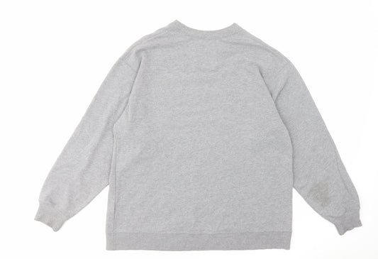 Hollister Mens Grey Cotton Pullover Sweatshirt Size XS