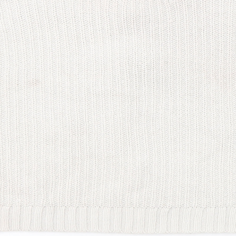 Hollister Womens Grey Mock Neck Cotton Pullover Jumper Size M