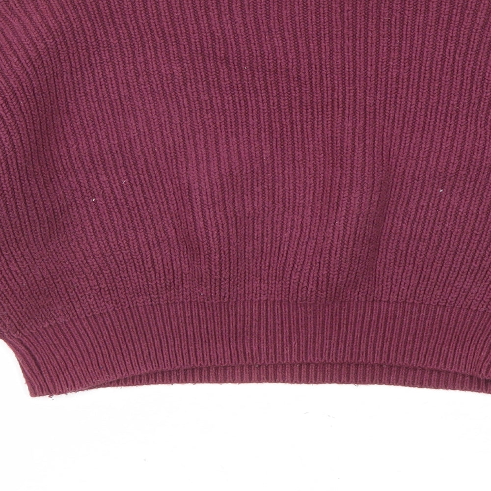 Hollister Womens Multicoloured Round Neck Cotton Pullover Jumper Size XS