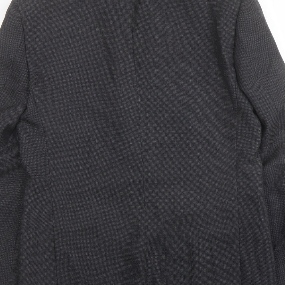 Marks and Spencer Mens Grey Wool Jacket Suit Jacket Size 38 Regular