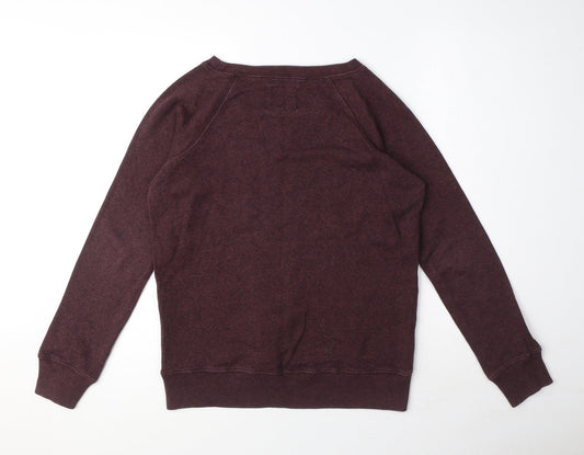 Jack Wills Womens Brown Cotton Pullover Sweatshirt Size 8 Pullover