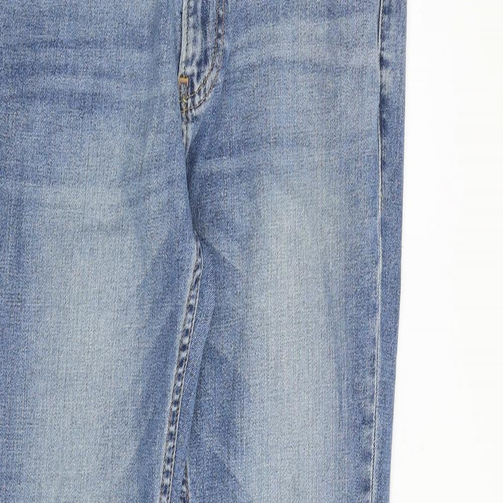 Hollister Mens Blue Cotton Skinny Jeans Size 29 in L32 in Regular Zip