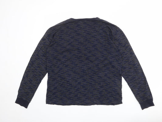 Septwolves Womens Blue Polyester Pullover Sweatshirt Size 2XL Pullover