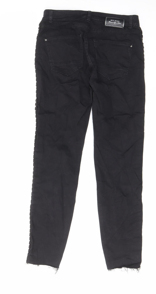mos mosh Womens Black Cotton Skinny Jeans Size 27 in L27 in Regular Zip