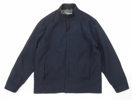 Additional front view of Red Herring men’s blue jacket, size M, zip